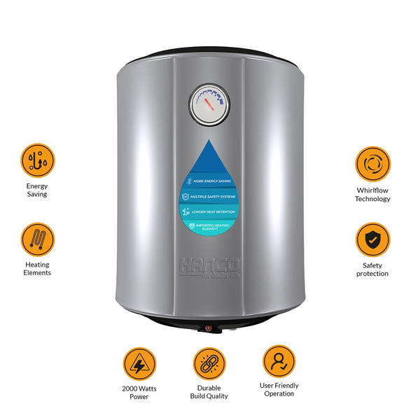 Semi Instant Electric Water Heater - 60 Liters Body Size - Smart Electric Geyser